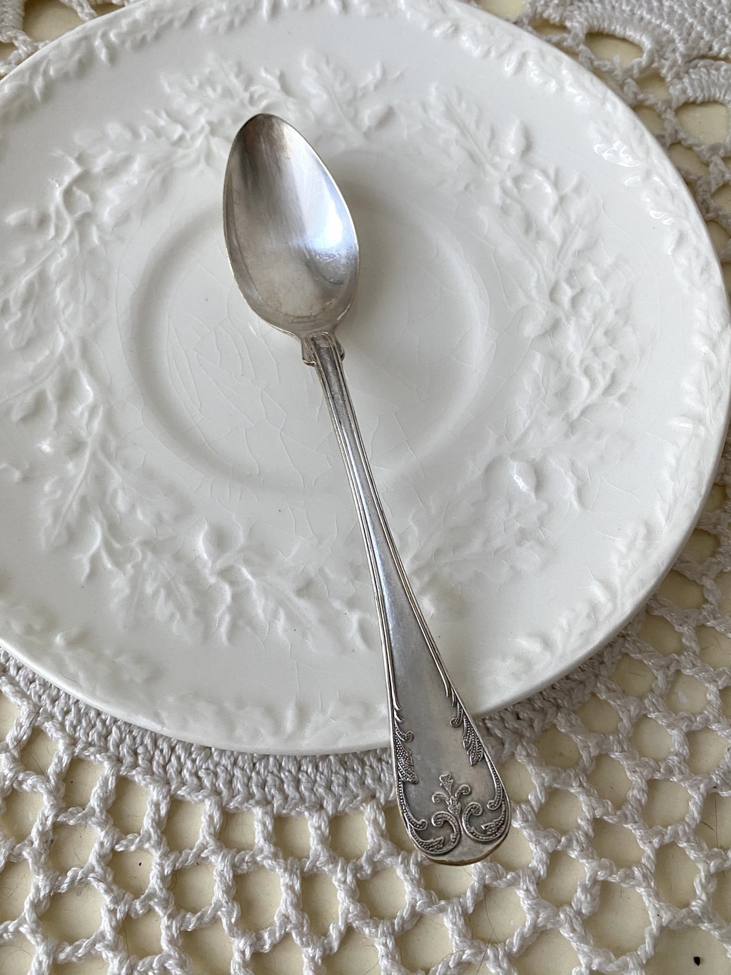 ✨Чайная ложка «Old French» 14 см серебрение Арт 480