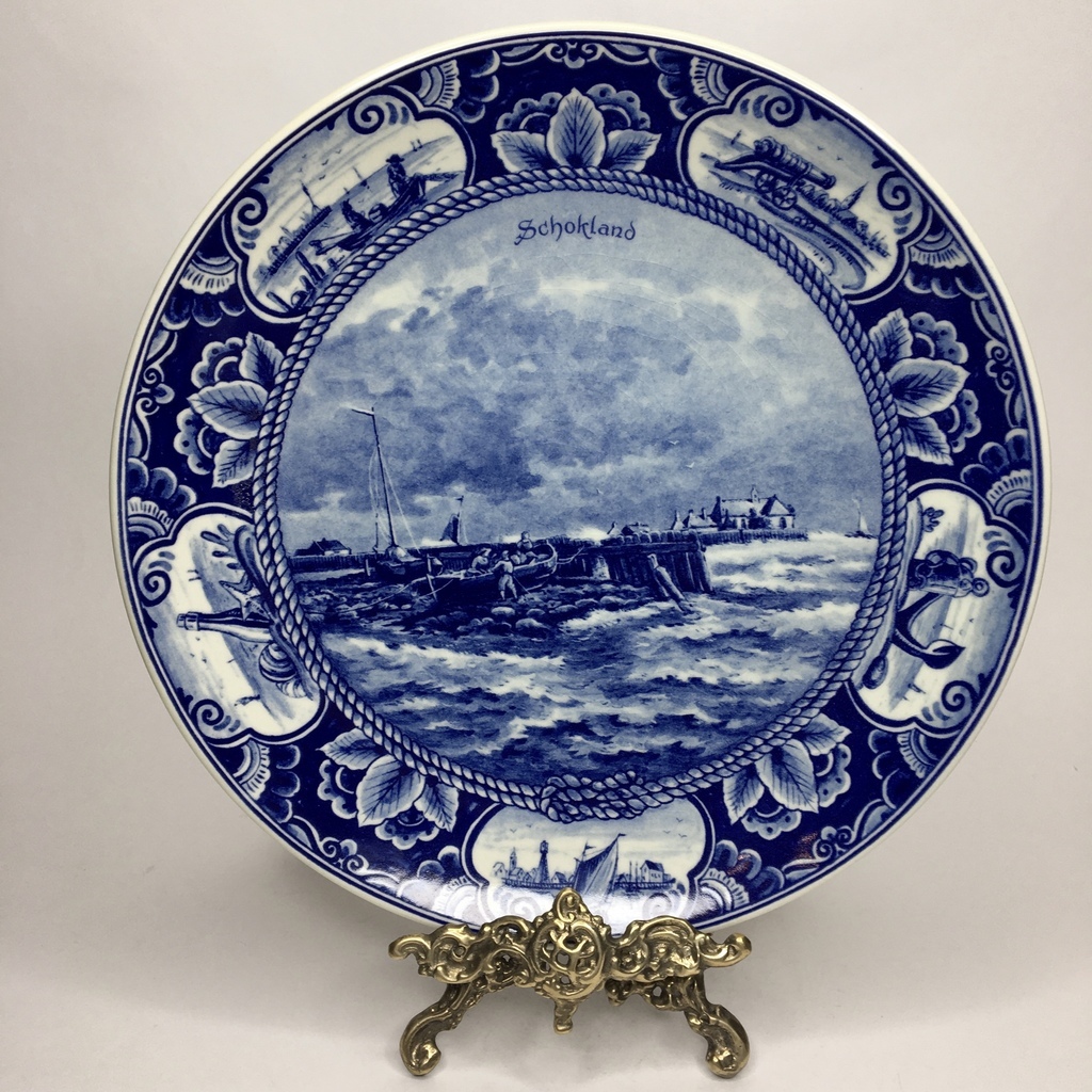 ✨Коллекционная тарелка Delft Schokland  №9 Арт 1037