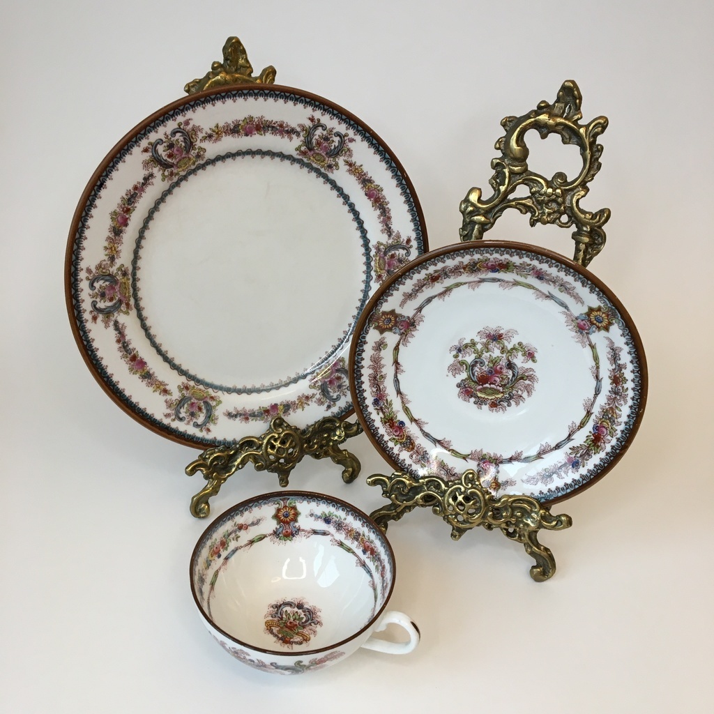 ✨Старинная Тройка кофейная Rorstrand "Messina" Швеция 1886-1908 мл Арт 1565