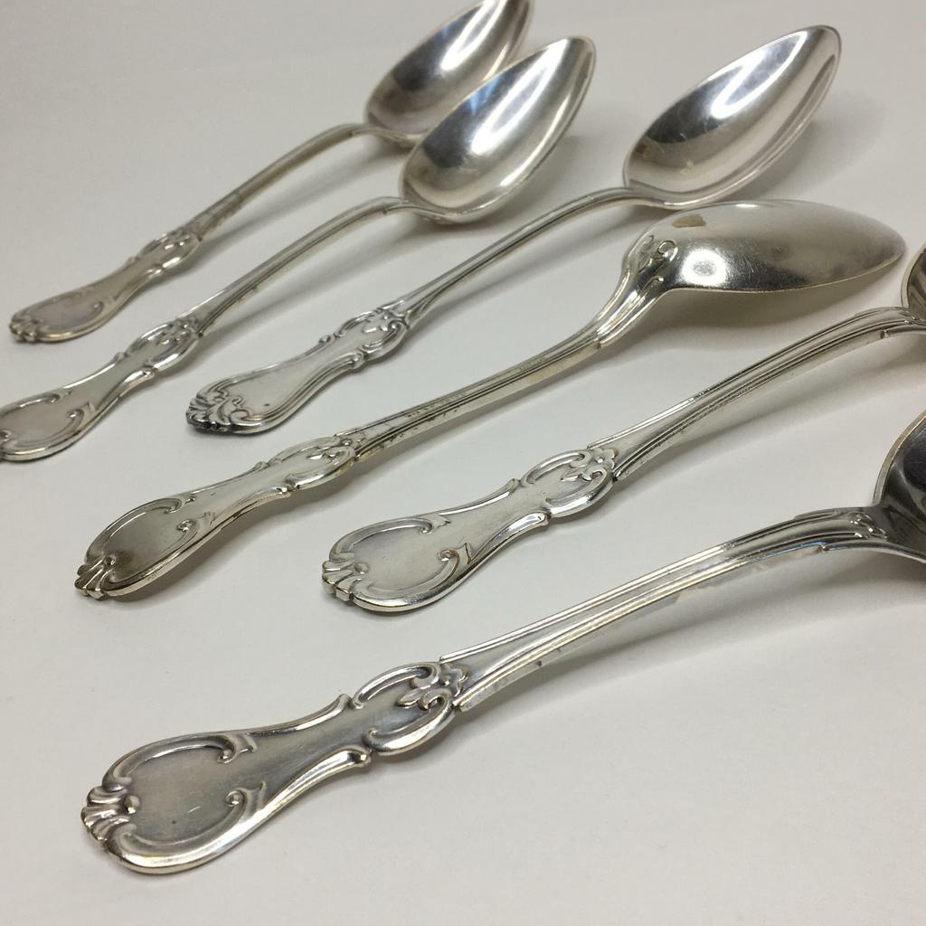 ✨Столовая ложка серебрение «Olga»  19 см Арт 1623