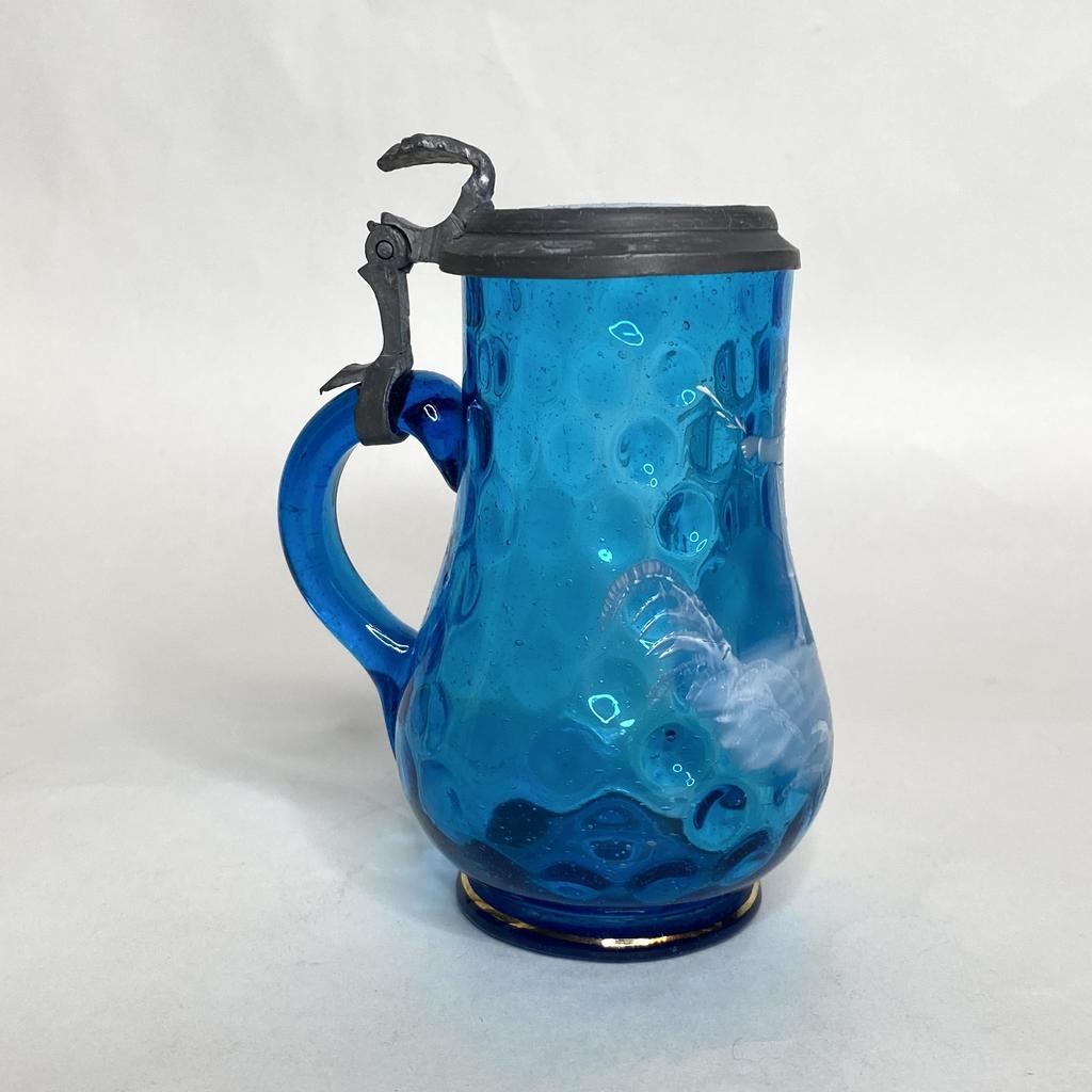 Антикварная чашка стекло Арт  1092