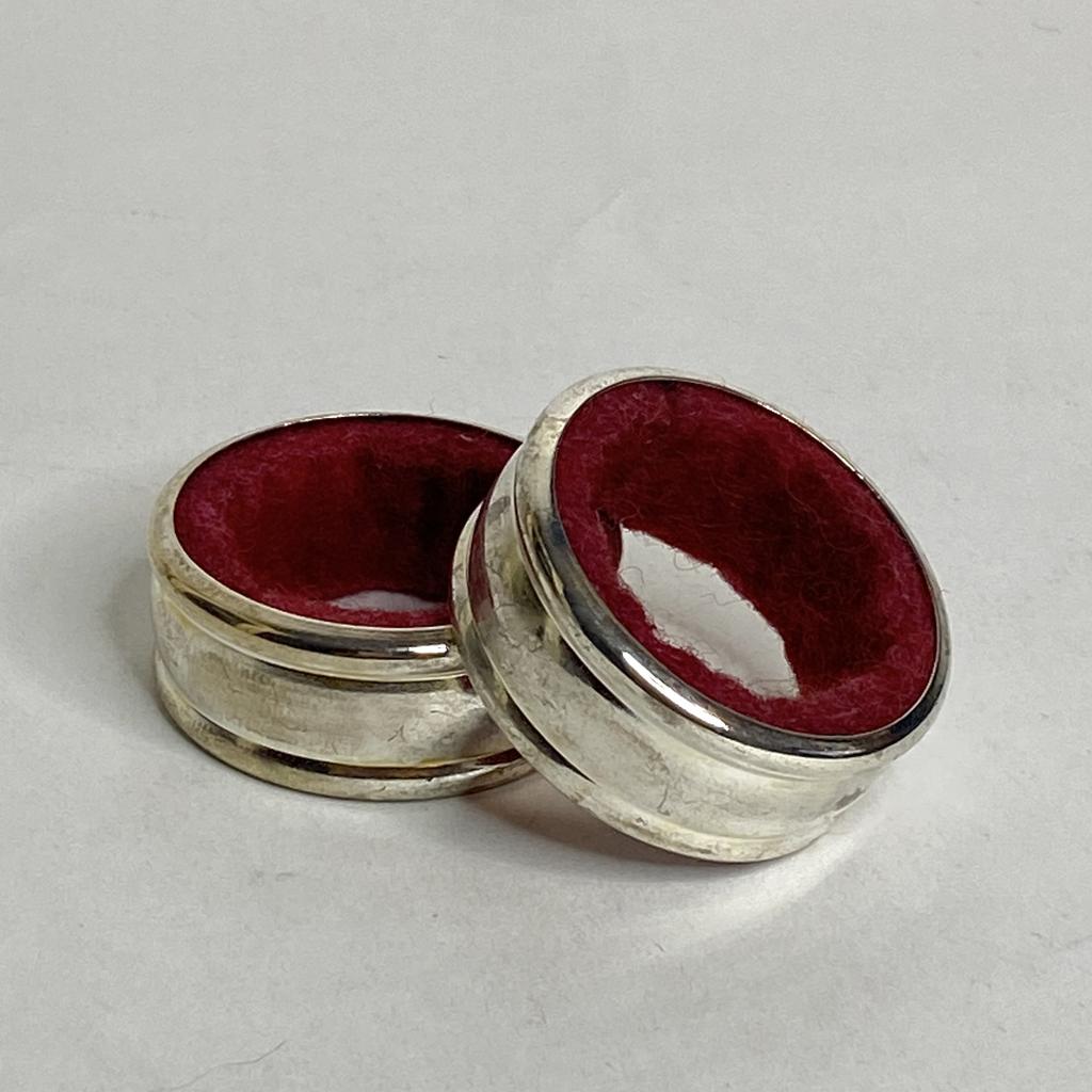 ✨Кольцо для бутылки  серебрение 4 см красный  Швеция Арт  1344