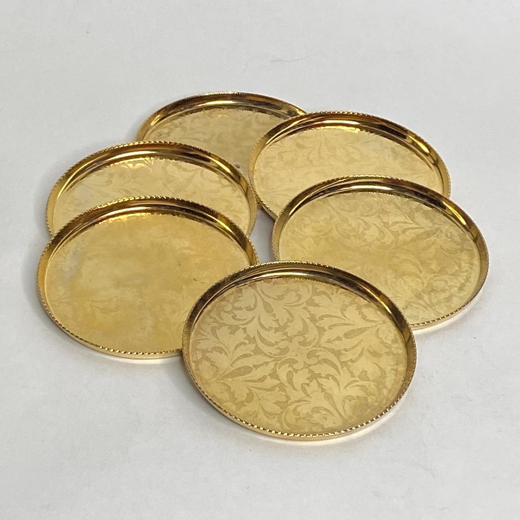 Набор подставок для стаканов 8 см металл Швеция Арт  1350