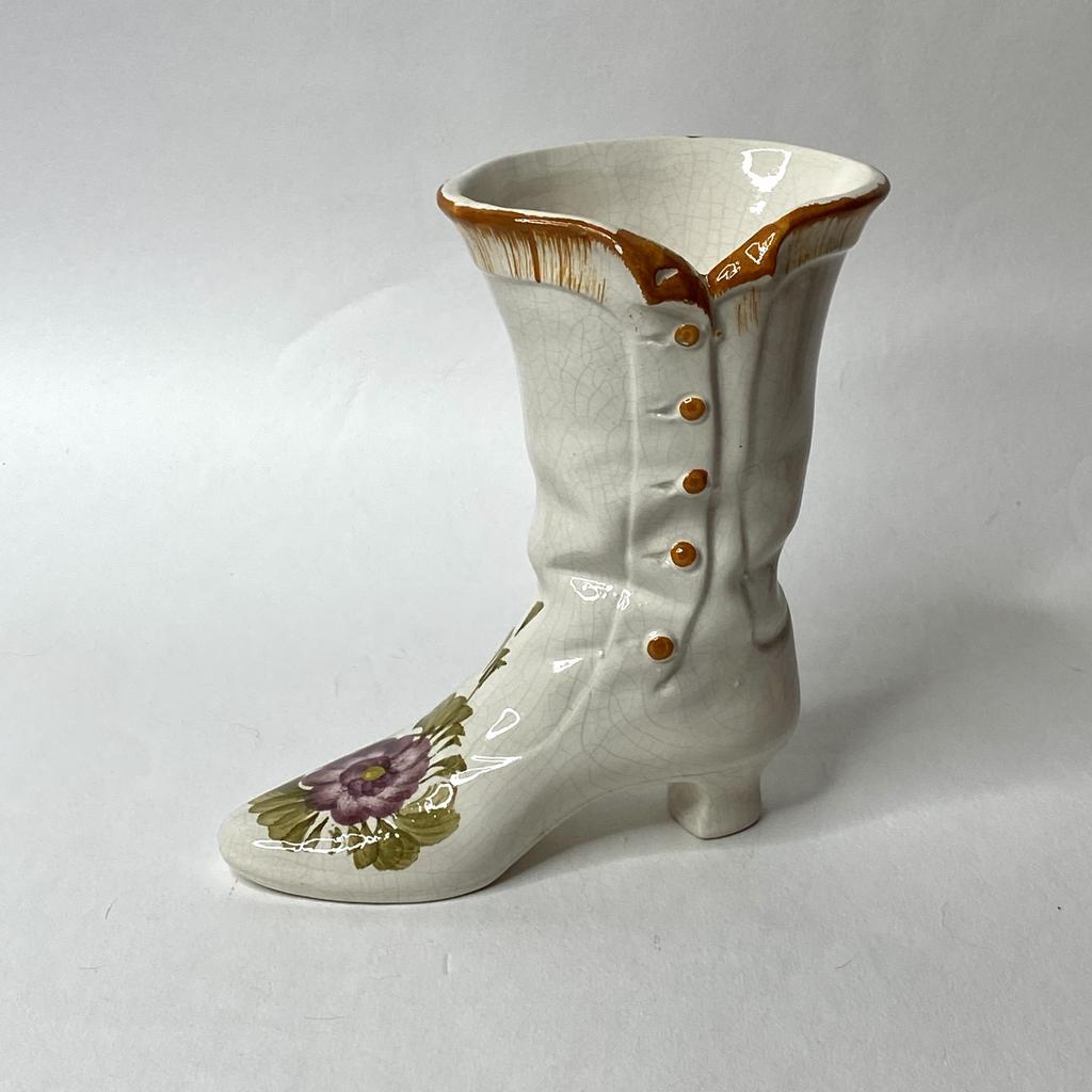 ✨Фарфоровая Вазочка сапожок Арт 1777