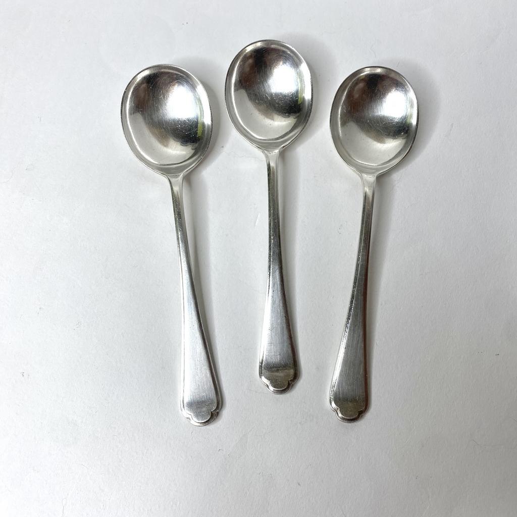 ✨Столовая круглая ложка серебрение Арт 2142