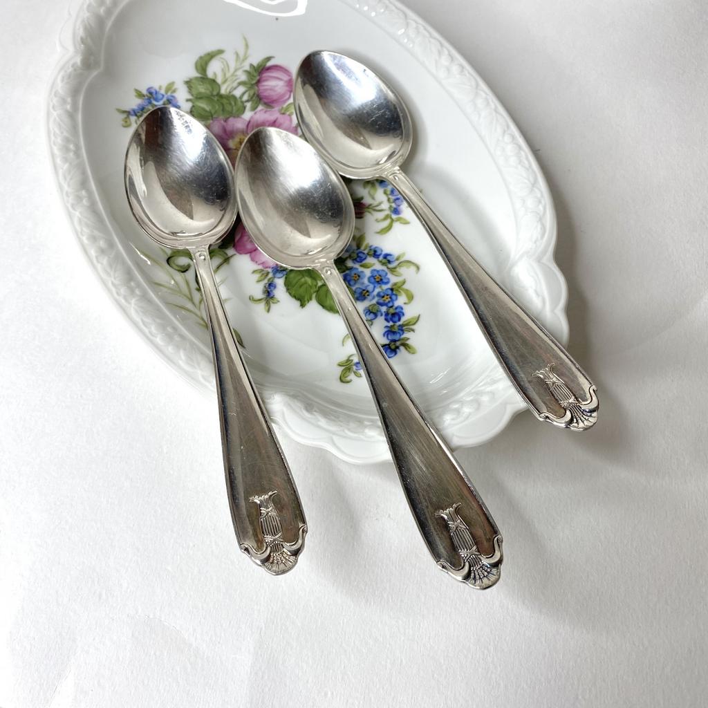 ✨Винтажная ложка серебрение 18 см Арт 2055