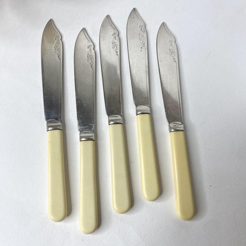 ✨Посеребрённый нож Sheffield 19 см Арт 2162