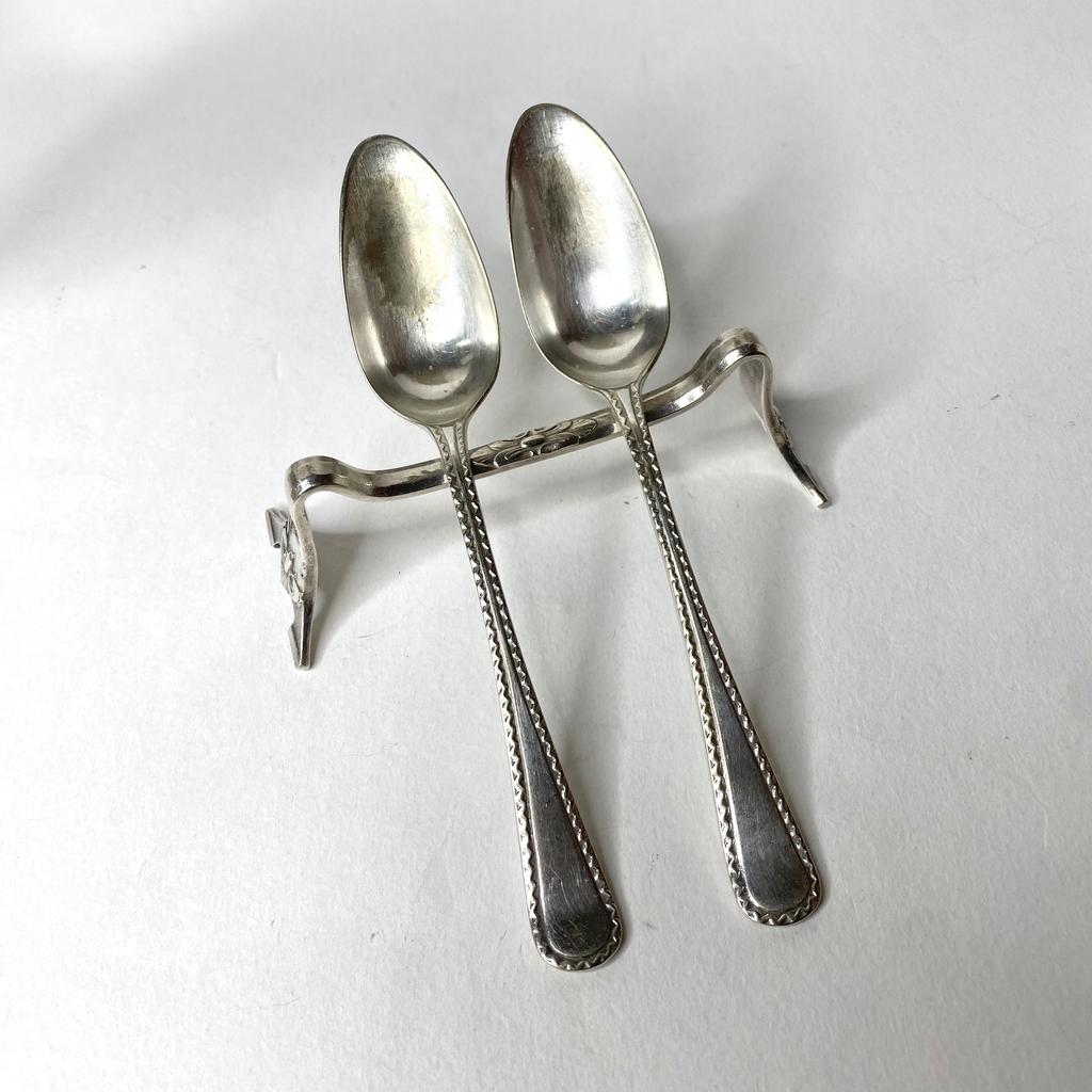 ✨Старинная чайная ложка серебрение 15 см Арт 2169