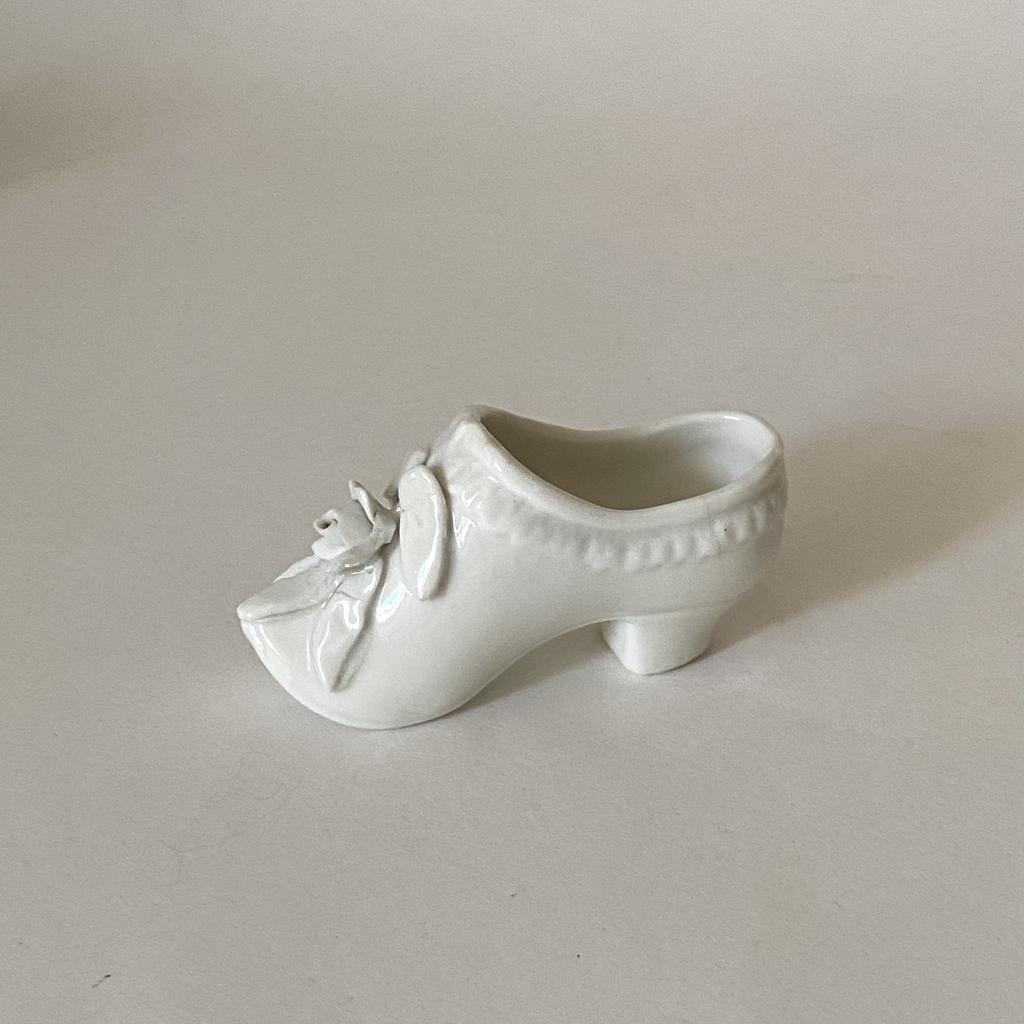 ✨Фарфоровая туфелька с розочкой Арт 1805