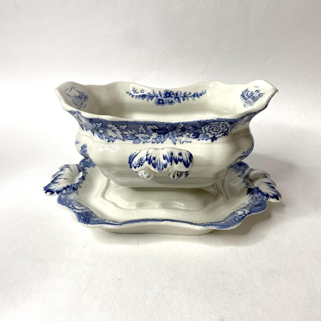 ✨Старинный соусник с блюдом Rorstrand Skane Арт 2225