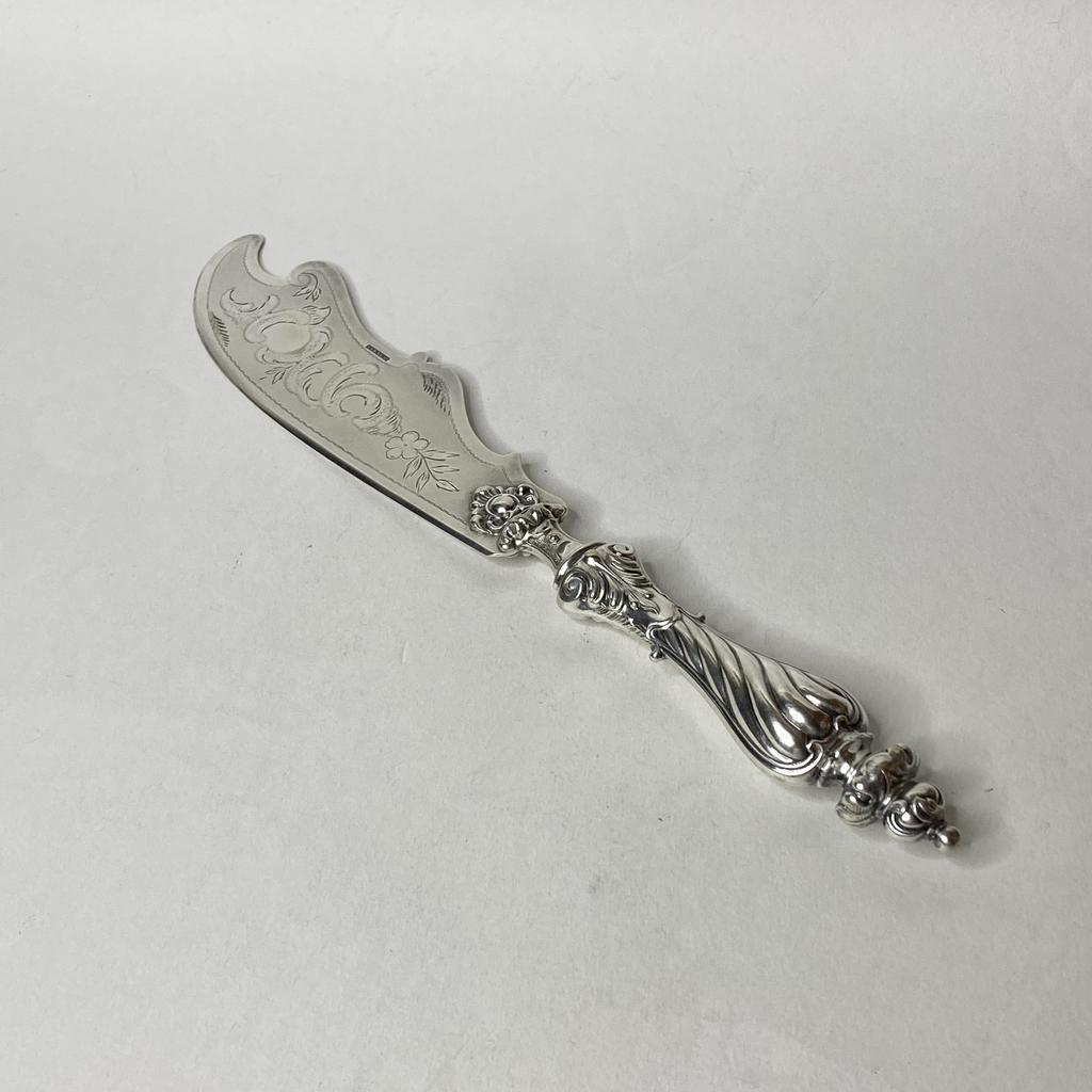 ✨Посеребрённый нож-лопатка 31 см Арт 2262