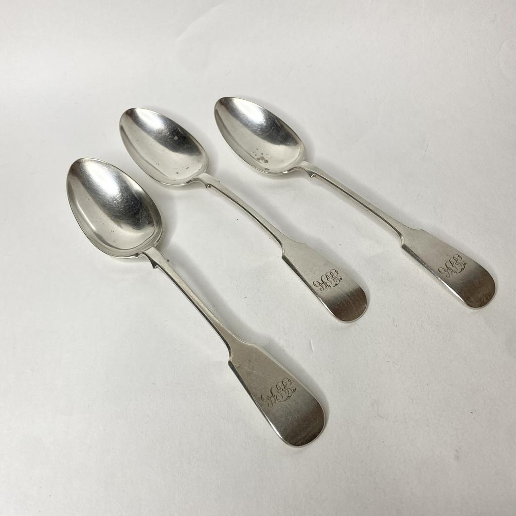 ✨Старинная Ложка с монограммой 23 см Англия Арт 2263