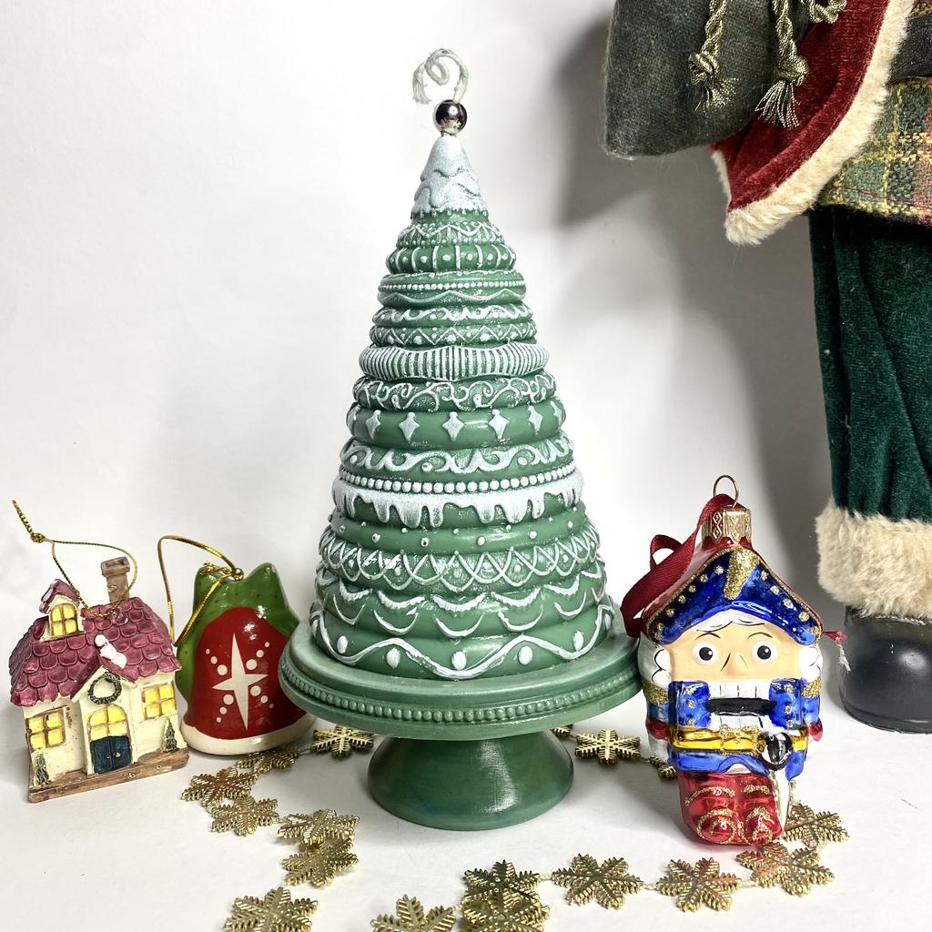 Свеча «Елочка» на подставке