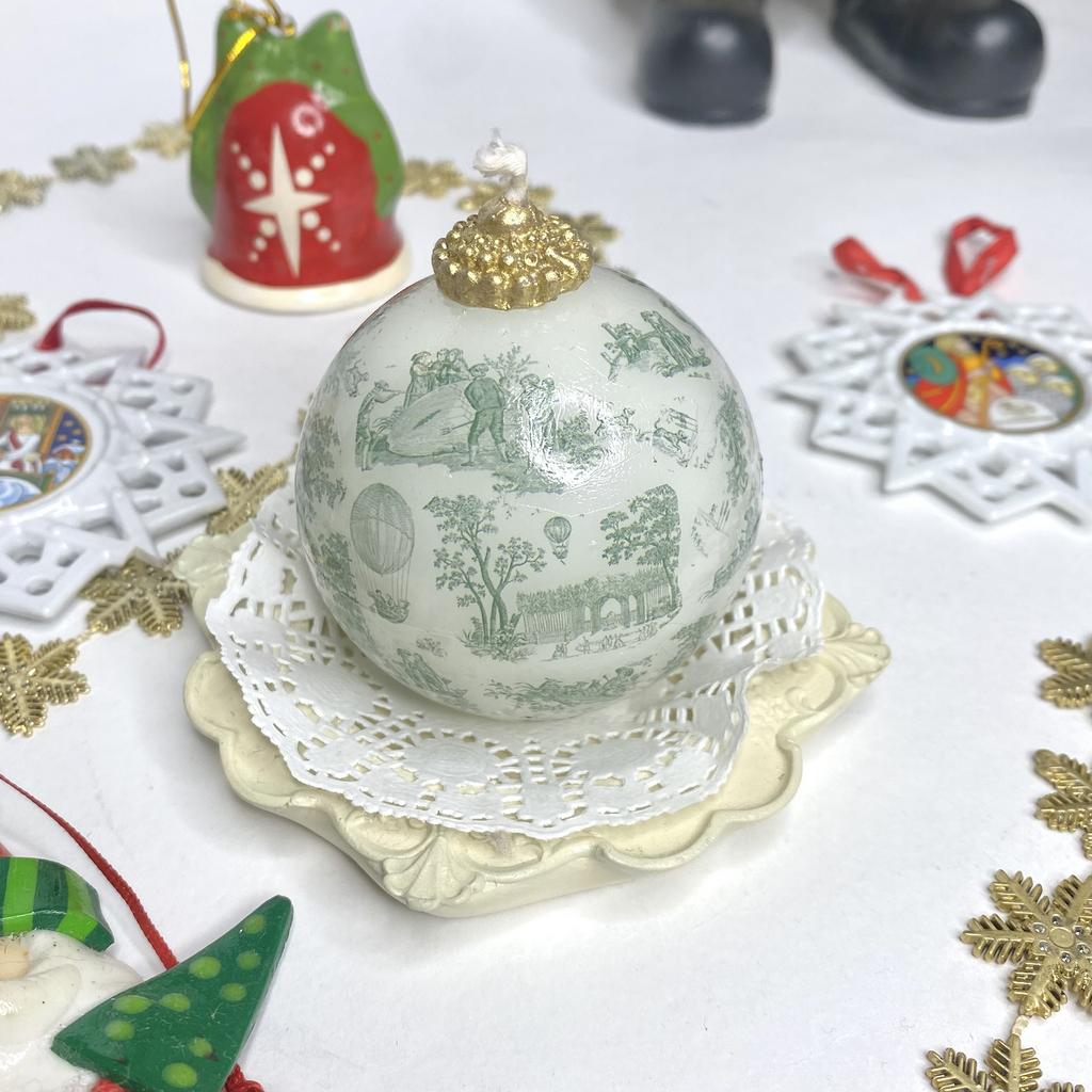 Свеча «Шар» на подставке