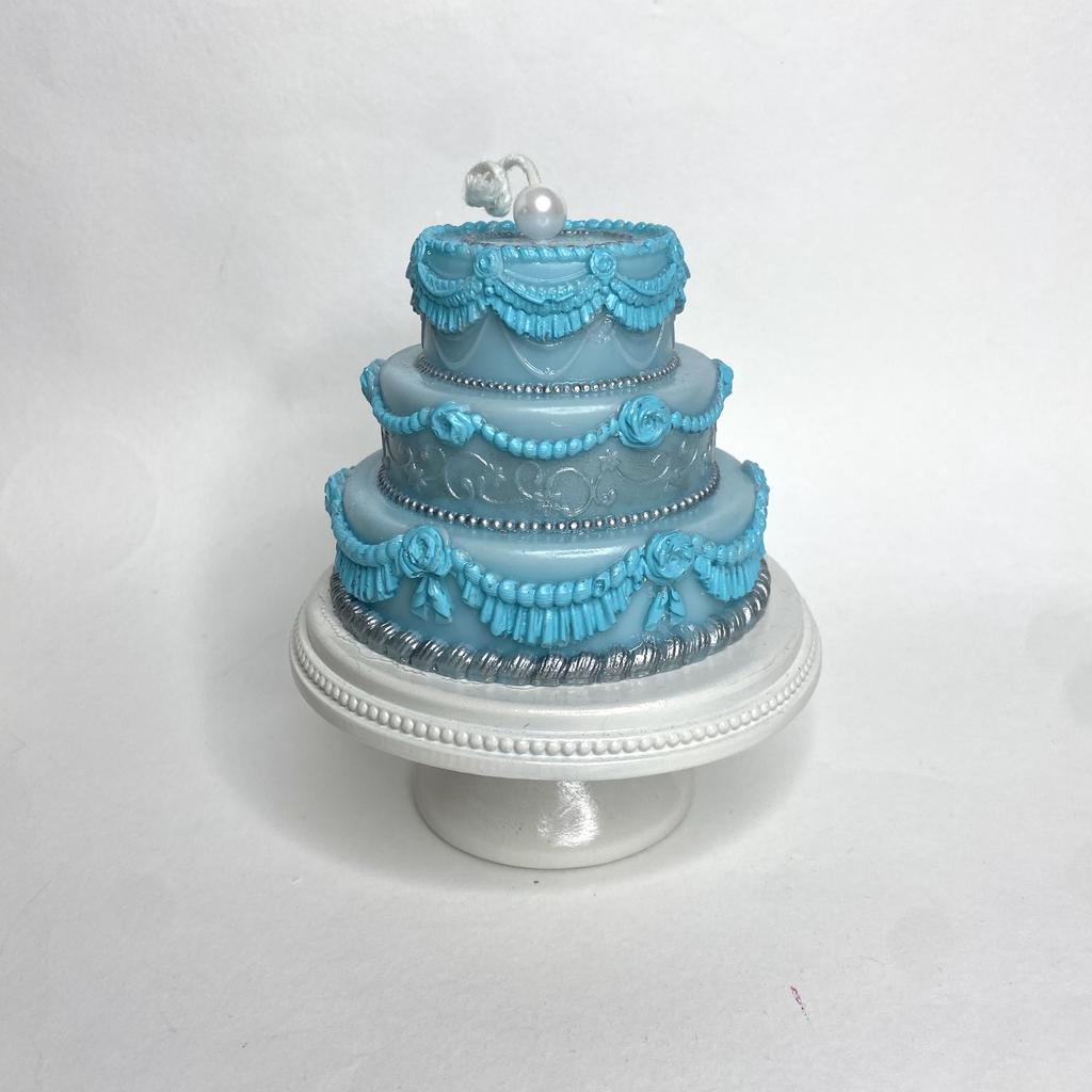 Свеча «Праздничный торт» на подставке