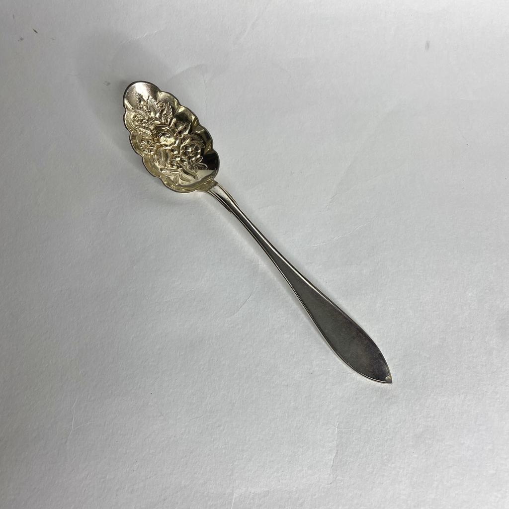 ✨Антикварная ягодная ложка «Berry Spoon» серебрение Арт 2571