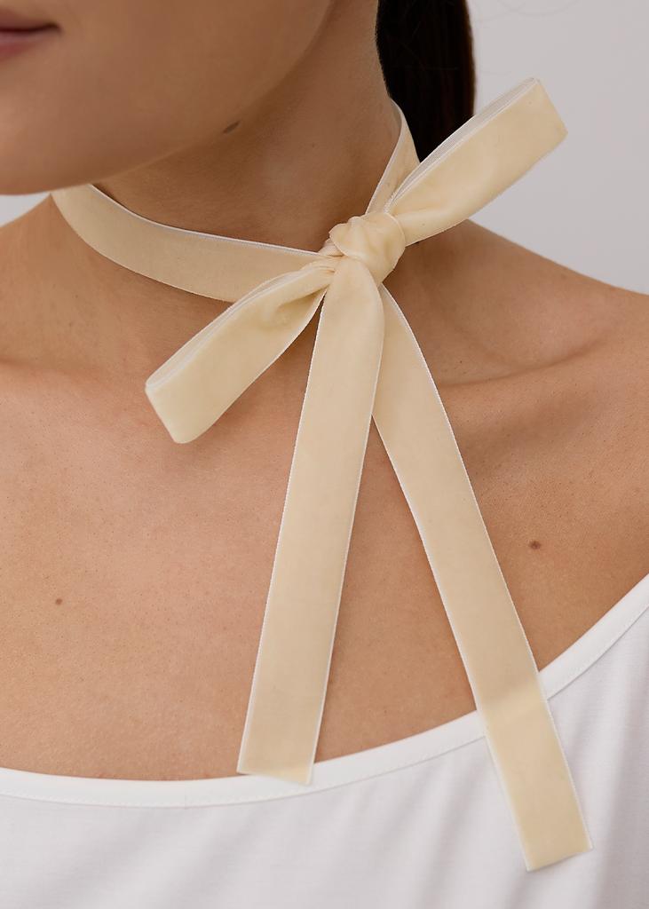 Tape velvet beige 2cm