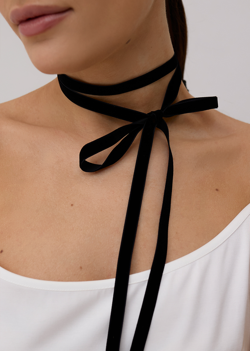 Tape velvet black1cm