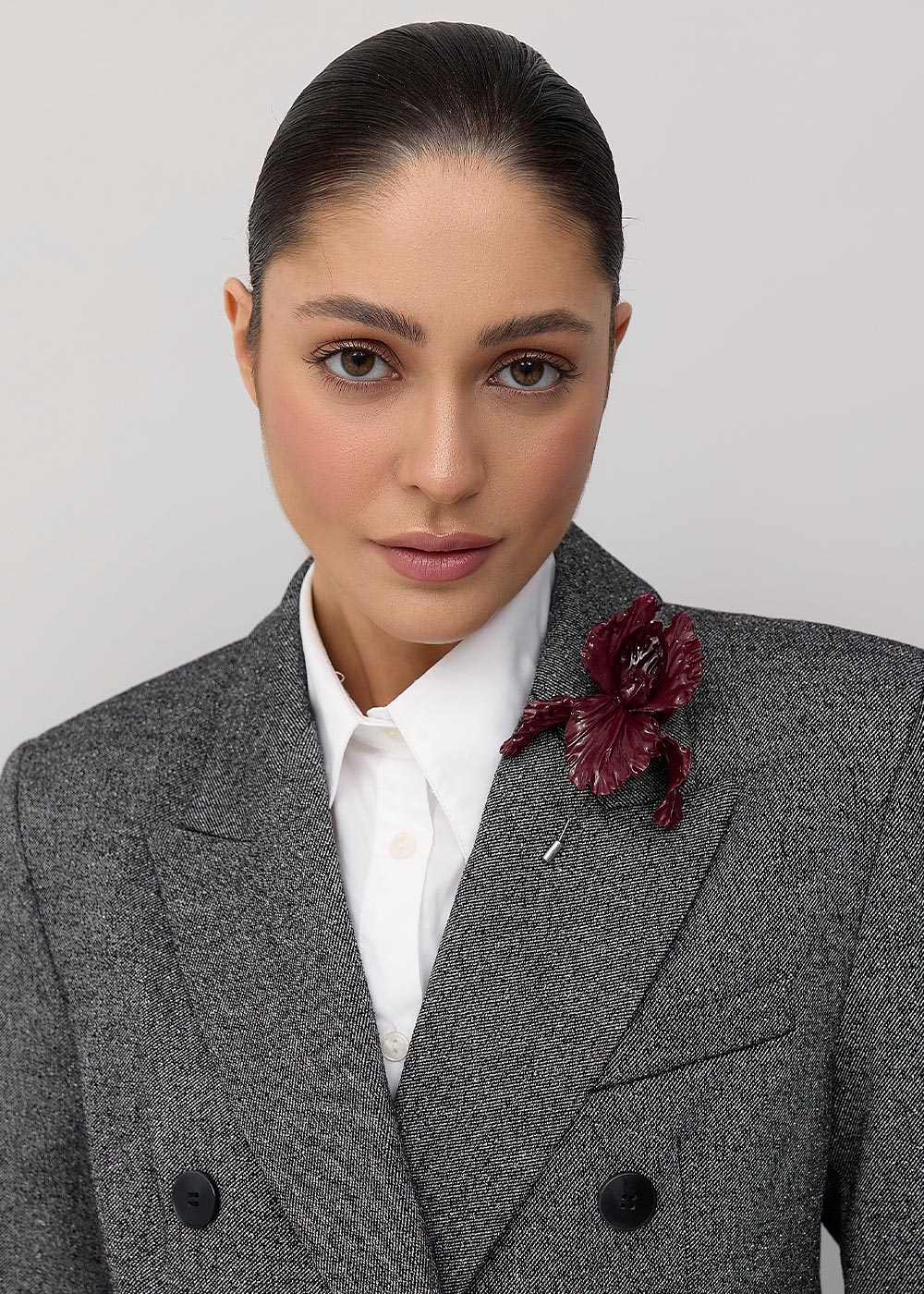 Iris burgundy