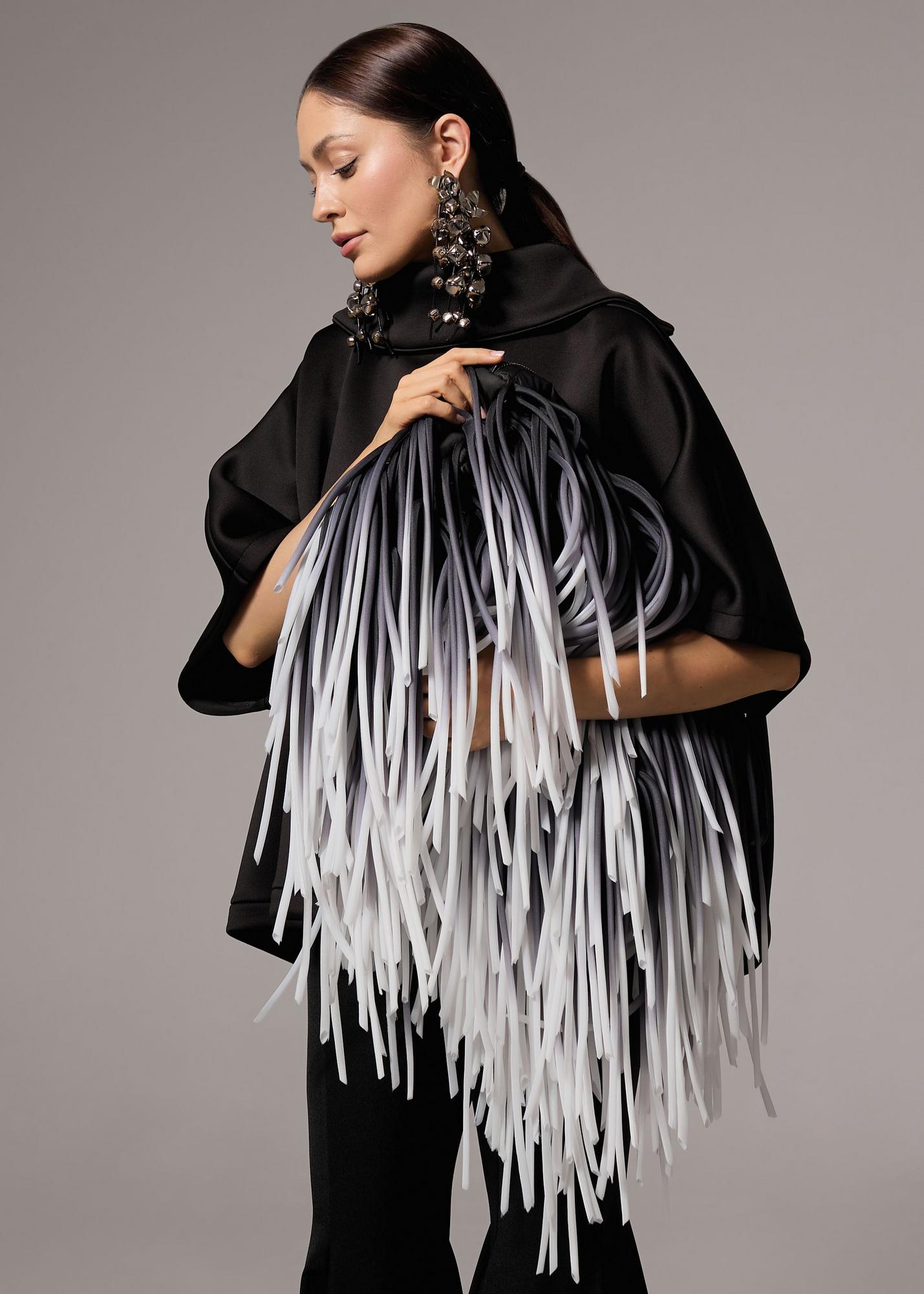 Bag ACTINIA OMBRE, black