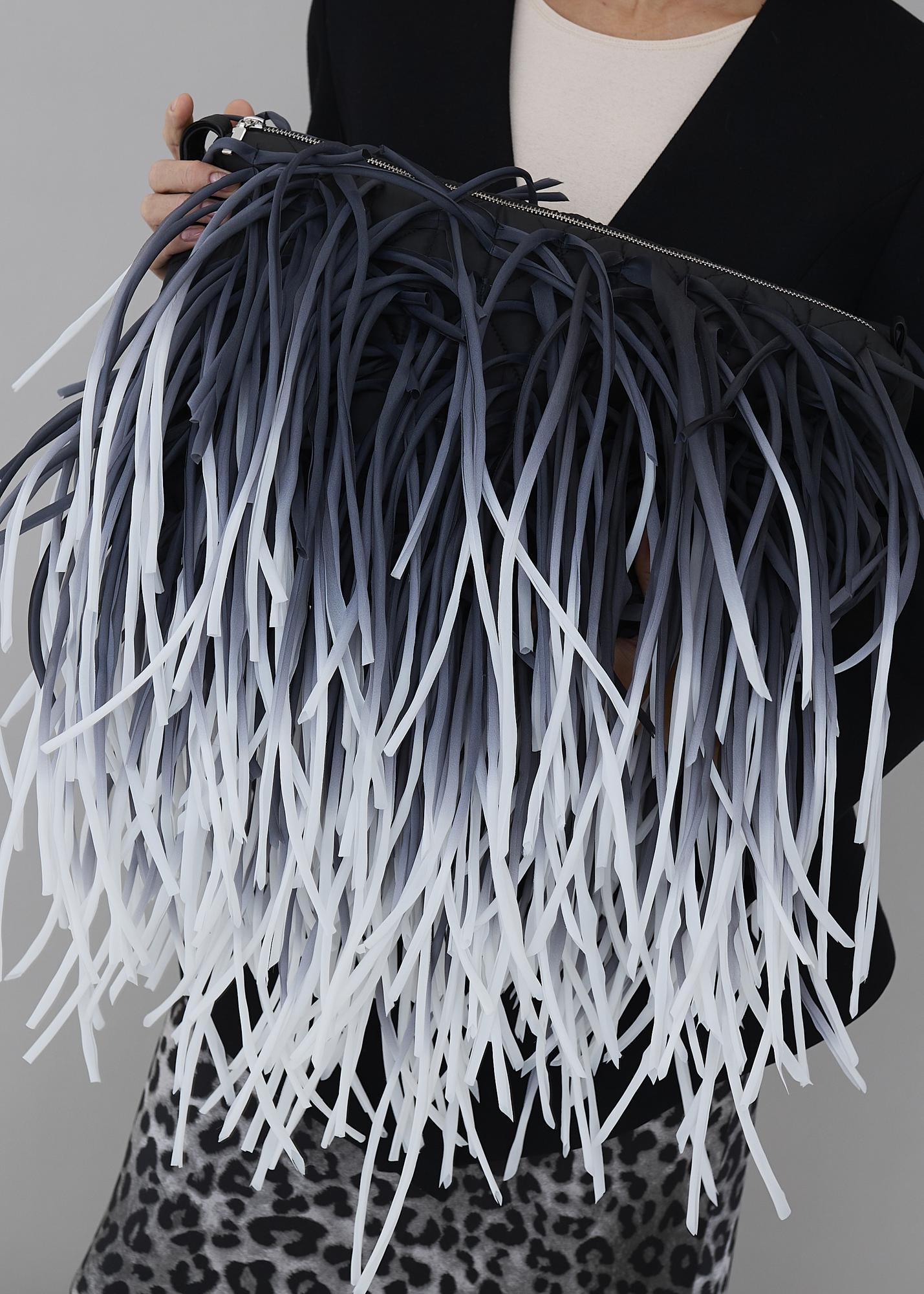 Bag ACTINIA OMBRE, black