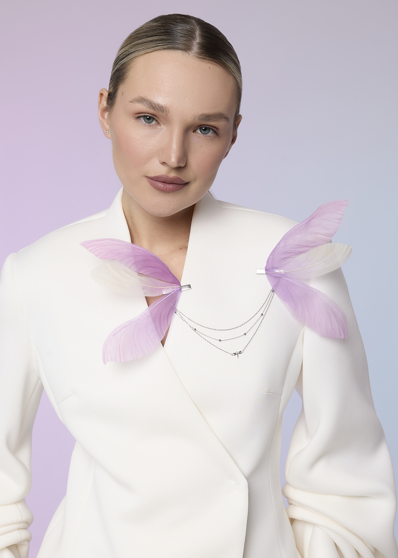 Dragonfly clip brooch