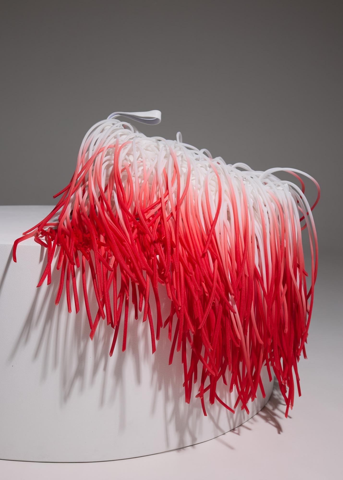 Bag ACTINIA OMBRE, red