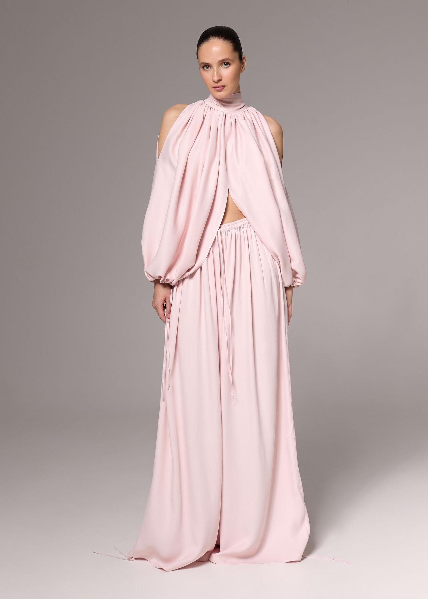 Loose-fitting pants, pink