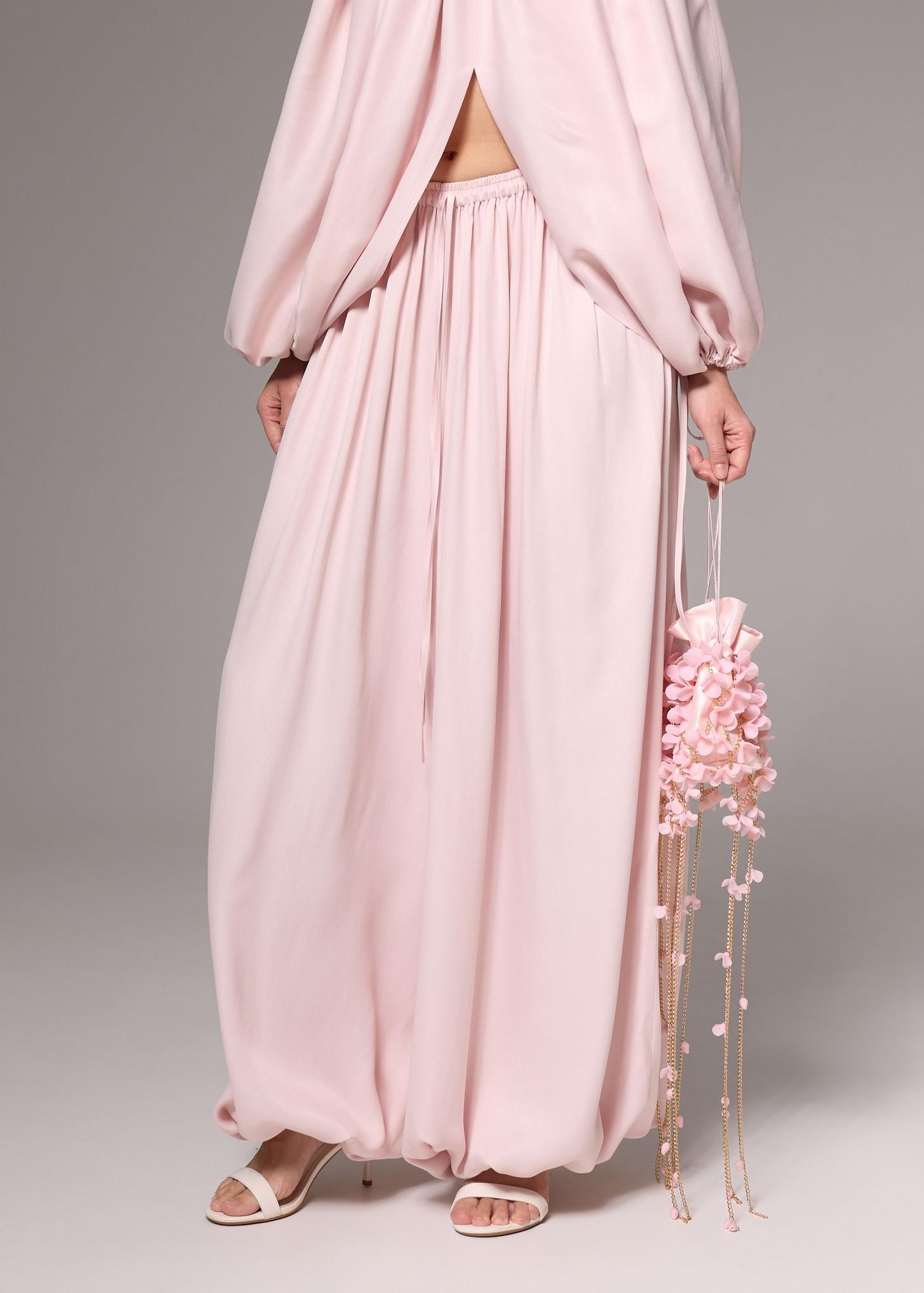 Loose-fitting pants, pink