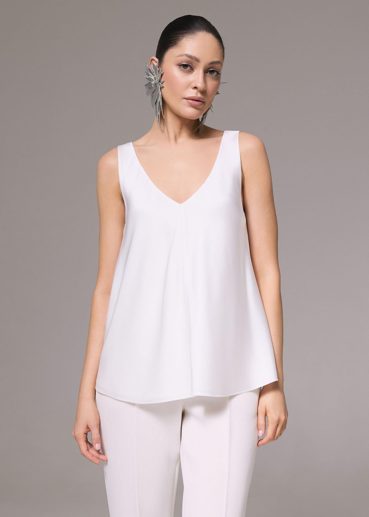 Top of satin, milky