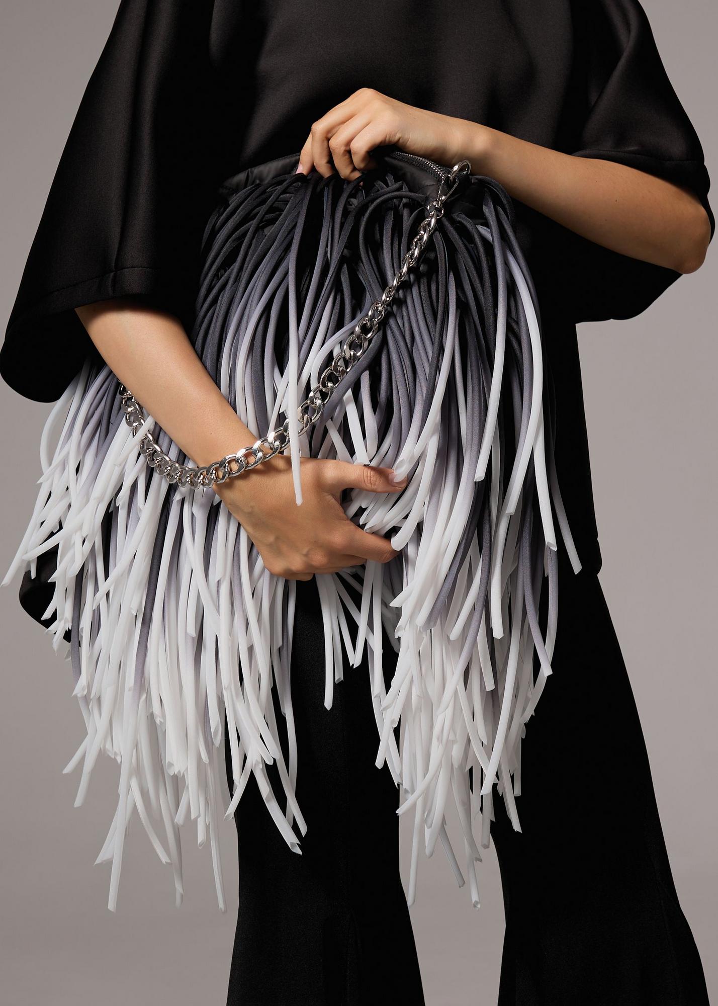 Bag ACTINIA OMBRE mini, black