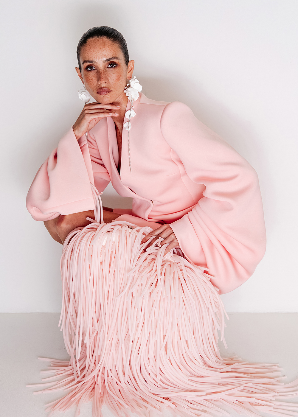 Clutch ACTINIA, pink