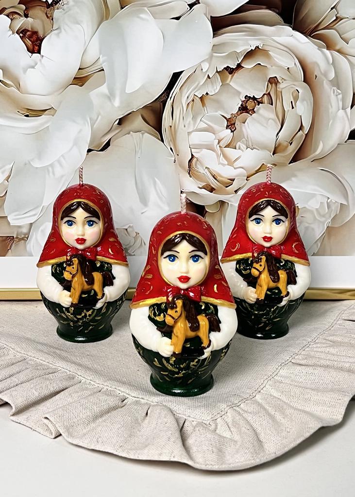 Свеча Матрешка
