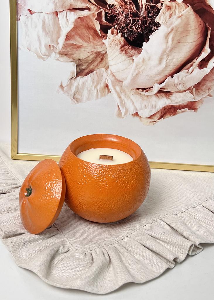 Свеча апельсин