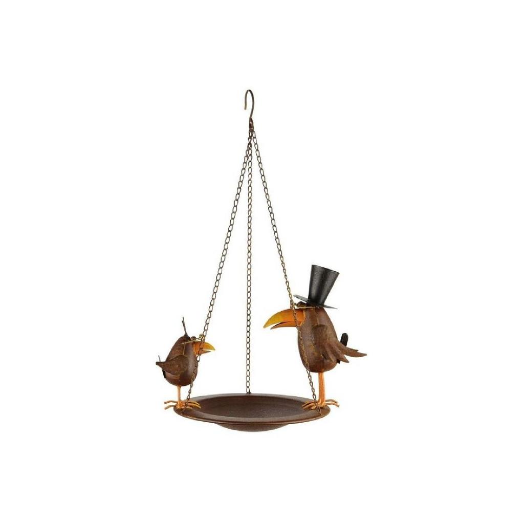 Кормушка "Ворон с вороненком"