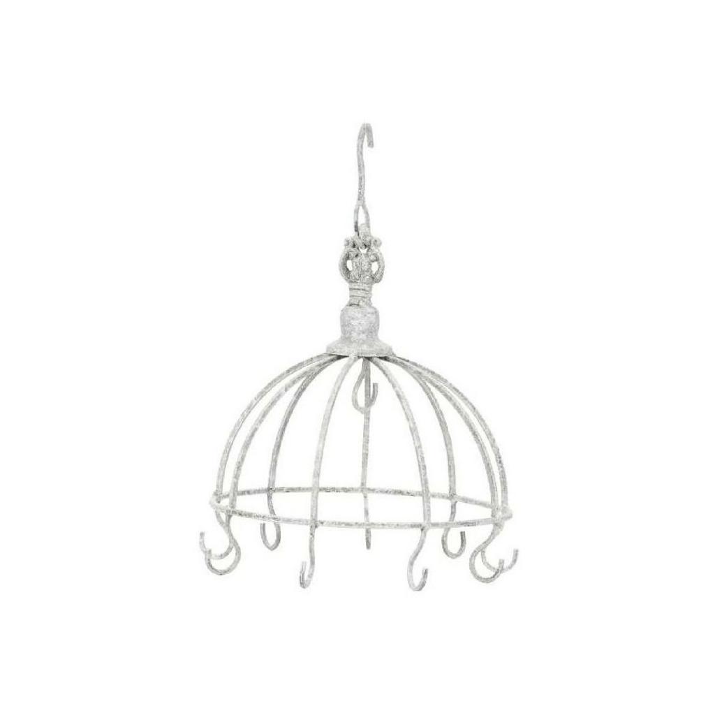 Подвес декоративный "Корона" белый малый