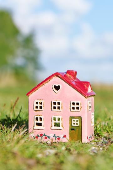 Домик пудра с сердечком Ib LAURSEN