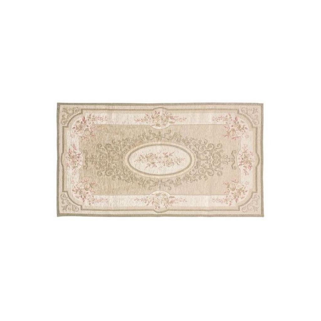 Коврик "Орнамент из роз" беж