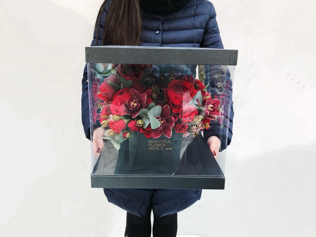 ЦВЕТОЧНЫЙ КУБ (L)