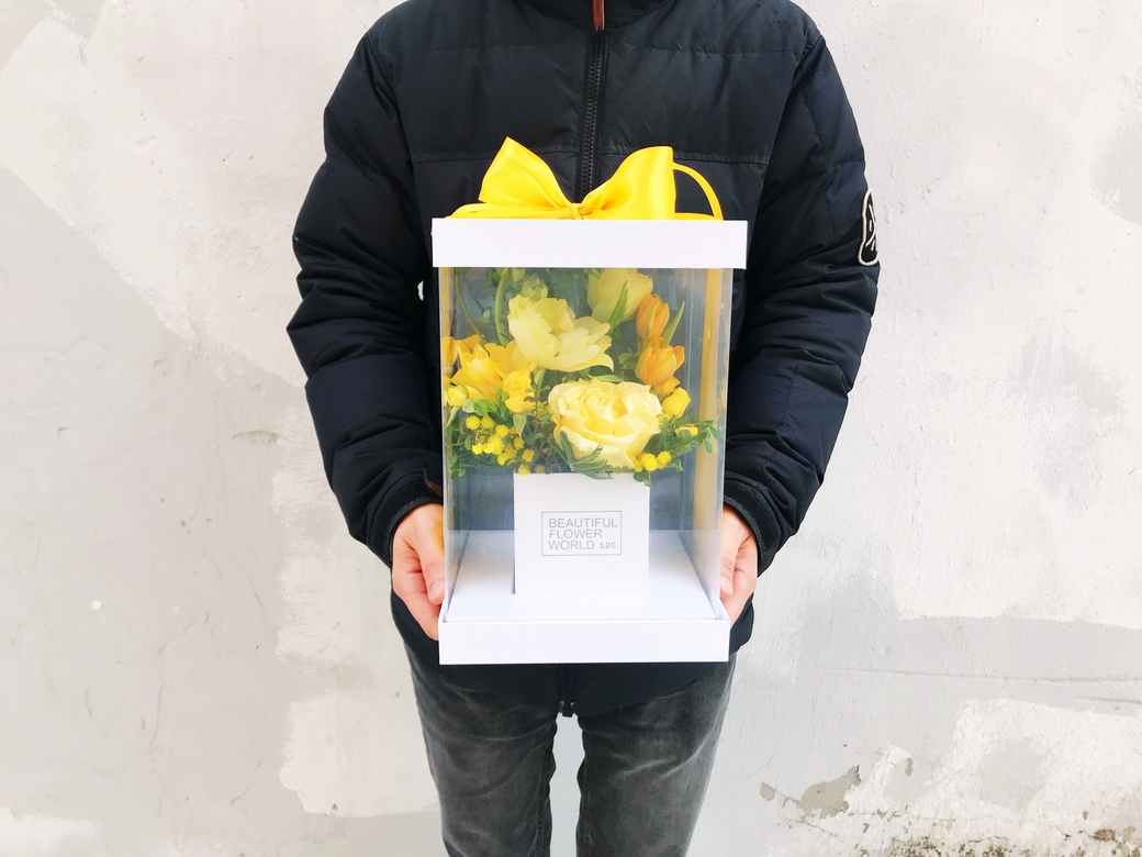 ЦВЕТОЧНЫЙ КУБ (S)