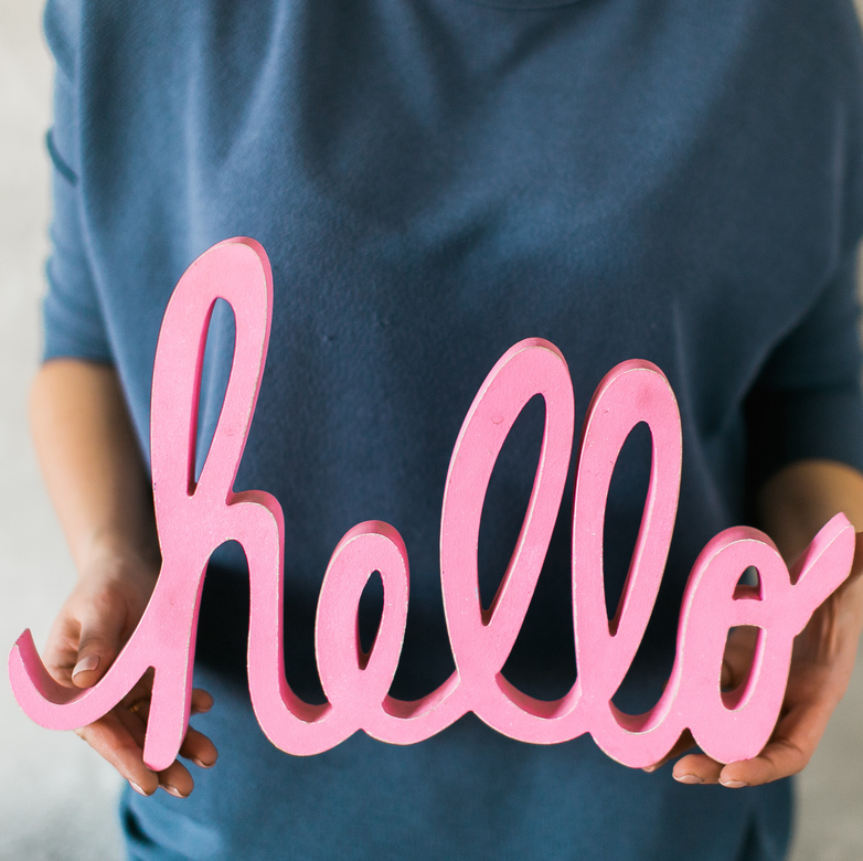 ОБЪЕМНОЕ СЛОВ - HELLO