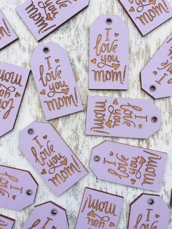 ДЕРЕВЯННЫЙ ТЕГ (для букетов и подарков)