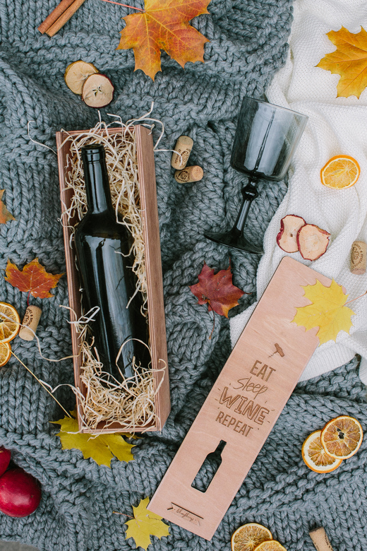 ВИННАЯ КОРОБКА - EAT WINE SLEEP REPEAT