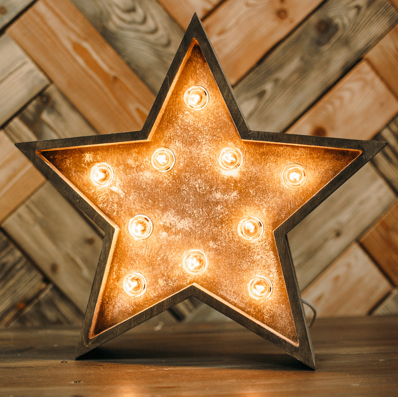 ЗВЕЗДОЧКА ОБЪЕМНАЯ С ЛАМПОЧКАМИ