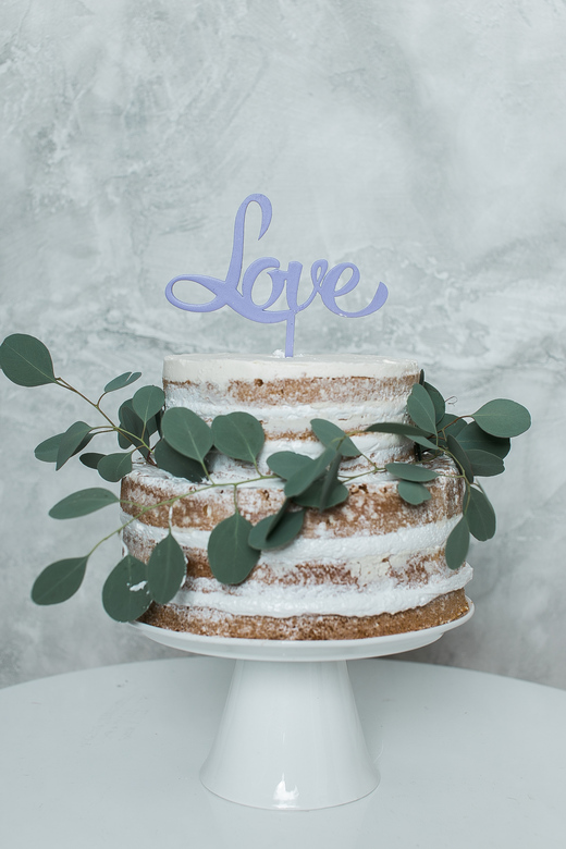 Табличка в тортик - LOVE