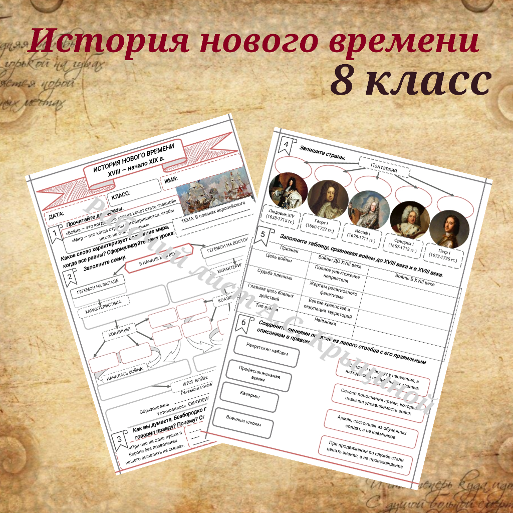 История 8 класс. Урок 6. В поисках европейского равновесия