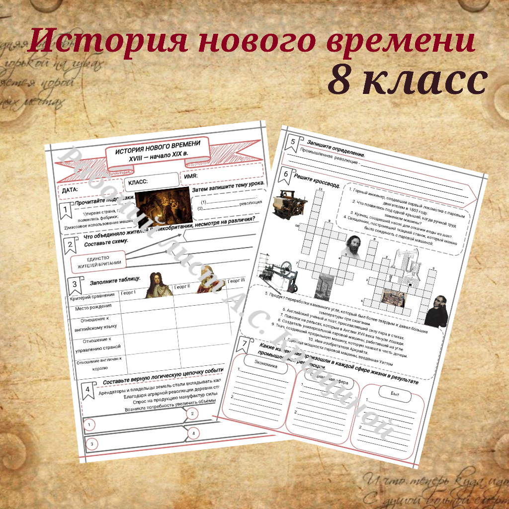 История 8 класс. Урок 16.Великобритания промышленная революция