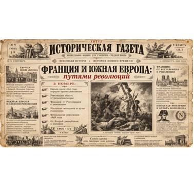История 9 класс. Презентация. Урок 9.Франция и Южная Европа: путями революций