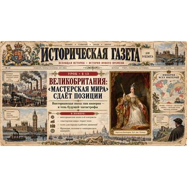 История 9 класс.Презентация. Урок 13.Великобритания: "мастерская мира" сдаёт позиции