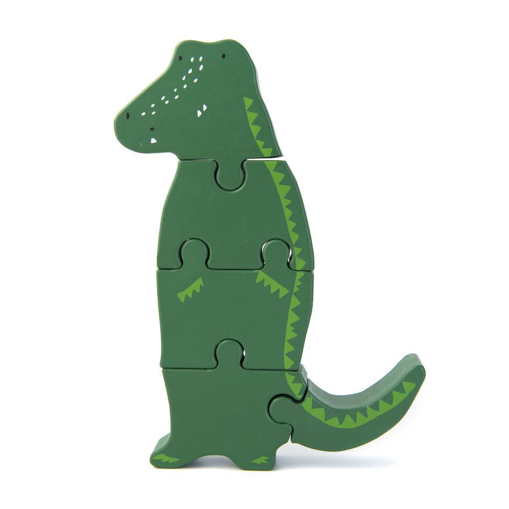 Деревянный пазл Mr. Crocodile